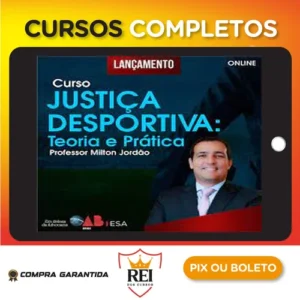 Curso Justiça Desportiva (teoria e prática) - Milton Jordão