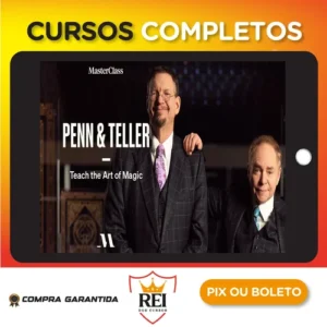 MasterClass: Teach the Art of Magic - Penn & Teller [INGLÊS]