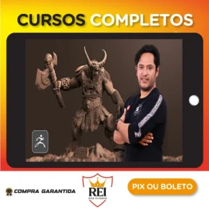 DOMESTIKA: Escultura Digital de Criaturas Fantásticas com o ZBrush - Luis Alberto Gayoso Berrospi [ESPANHOL]