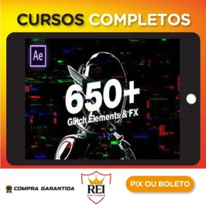 [PACK] Videohive: 650+ Glitch Elements - VCGMotion [INGLÊS]