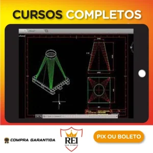 Traçado de Caldeiraria Essencial CAD 2D e 3D - Render